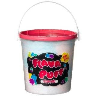    Flava Puff Cotton Candy Display Box, 6 Ounce Tubs (Pack of 12