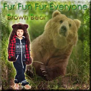 boys brown bear flannel