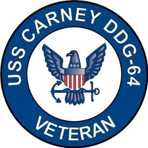  US Navy USS Carney DDG 64 Ship Veteran Decal Sticker 5.5 