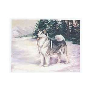  Alaskan Malamute Notecards