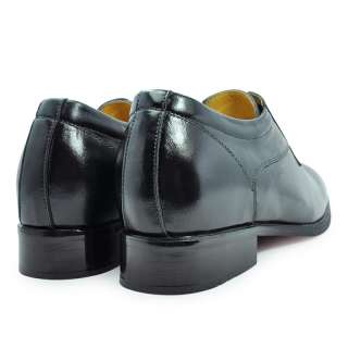   Leather Height Increasing Elevator Taller Shoes grow 7CM Men High