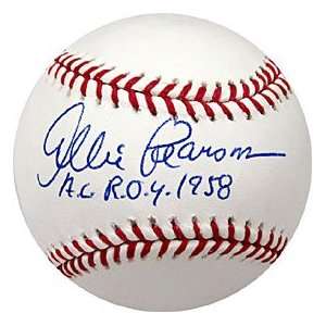  Albie Pearson AL ROY 1958 Autographed / Signed Baseball 