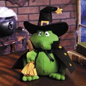  Plush Frog in Witch Hat   Party Decorations & Room Decor 