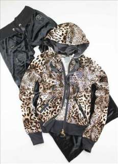 New Womens Leopards Hoodie Long Sleeves Tracksuit 9301 M/L/XL  
