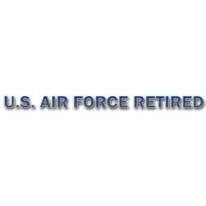  US Air Force Retired Window Strip 24 Decal Sticker 