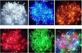Electronic Colorful 10m 100 LED Christmas Party String Fairy Light 