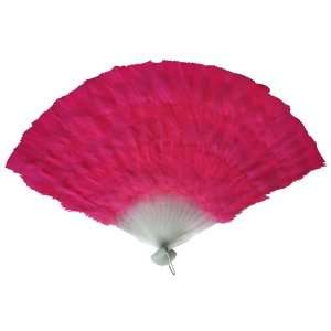  Pink Feather Fan   Burlesque Showgirl Flamenco Fancy Dress 