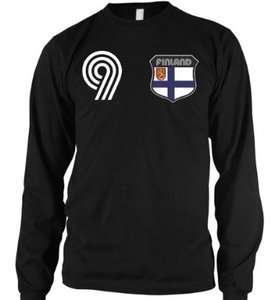 Finland Flag Shield Sports Jersey Thermal Long Sleeve  