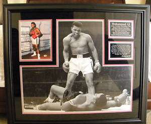 Certified Authentic Signed Muhammed Ali Framed Poster  