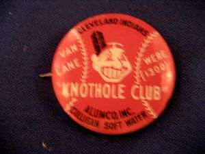 Cleveland Indians Knothole Gang Pinback Button  