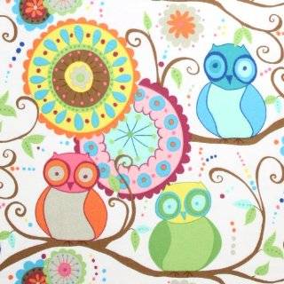 Free Spirit Della Flannel Owl Friends Multi Fabric Yardage