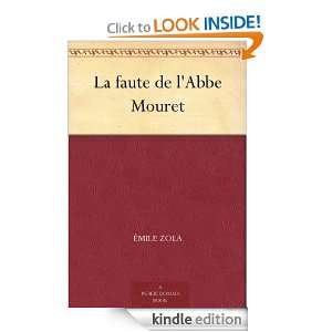 La faute de lAbbe Mouret Émile Zola  Kindle Store