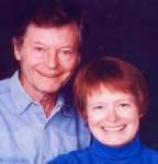The author with DeForest Kelley, 1991