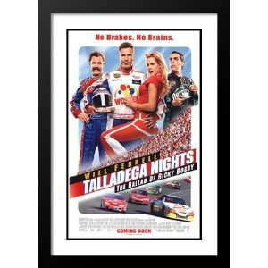 Talladega Nights Ricky Bobby 32x45 Framed and Double Matted Movie 