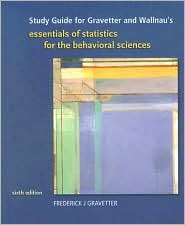   6th, (0495385298), Frederick J Gravetter, Textbooks   