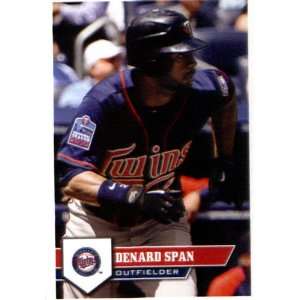  2011 Topps Major League Baseball Sticker #83 Denard Span 