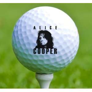    3 x Rock n Roll Golf Balls Alice Cooper Musical Instruments