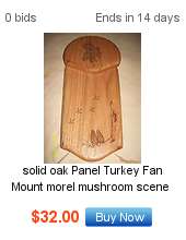 TURKEY FAN MOUNT PANEL KIT IN WALNUT WOOD WITH HARWARE  