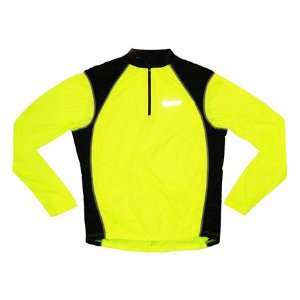  Canari Sight Neon Yellow Cycling Jersey Mens Long Sleeve 