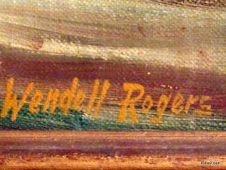 Wendell Rogers oil painting Chatham, Ma.  