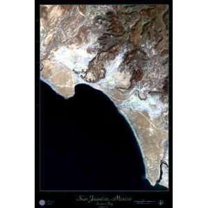 San Juanico (Scorpion Bay), Baja California Sur, Mexico, Satellite 
