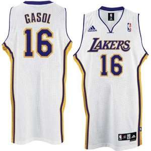   Angeles Lakers #16 Pau Gasol White 2nd Road Swingman Basketball Jersey