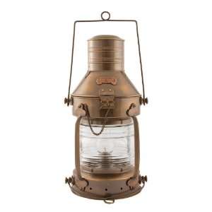  Oil Lantern   19 Top Antique Brass Anchor Ship Lamp