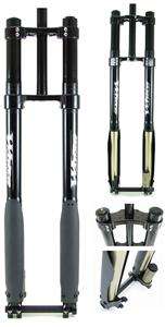 NEW WHITE BROTHERS GROOVE 200 Downhill FORKS 200mm 8 Travel, Dual 