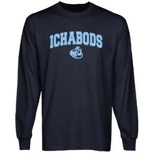  NCAA Washburn Ichabods Navy Blue Mascot Arch Long Sleeve T 