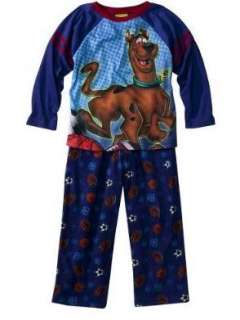 SCOOBY DOO Fleece Pajamas pjs Shirt Pants 4 5 6 7  