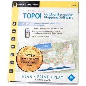   Geographic TOPO State Series CD ROM Nevada