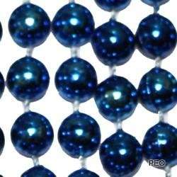 Mardi Gras Beads 33 Navy Blue Bead 6 dozen Throw  
