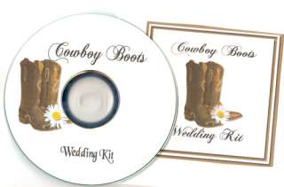 This is a CD with templates to make your own wedding invitations 