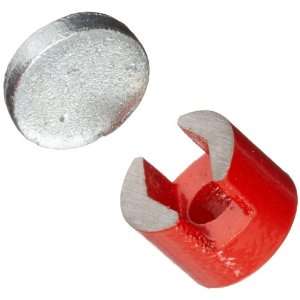 Cast Alnico 5 Button Magnet With Keeper, 3/4 Diameter, 1/2 Thick, 7 