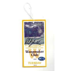   Championship Wanamaker Club Golf Pass PSA/DNA #J41433 