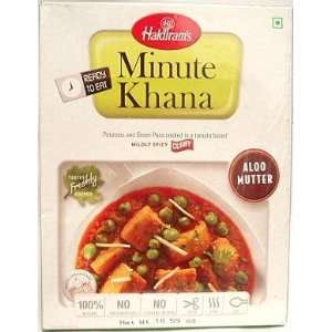 Haldiram Minute Khana Aloo Mutter (mild) Grocery & Gourmet Food
