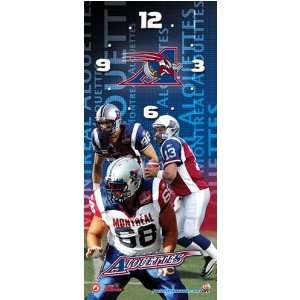  7x16 CFL Montreal Alouettes Player Clock Sports 