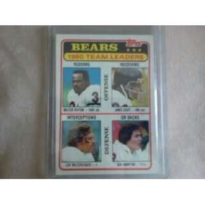  1981 Topps Walter Payton Team Leaders #264 Sports 