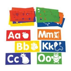  26 Learn Your ABCs Alphabet Stencils   Basic School 