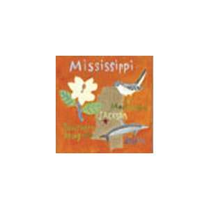   Mississippi PERSONALIZED Image Wrap 14 x 14 inches; Ingemanson, Donna