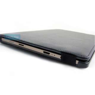 Black 360° Rotating Magic Leather Cover Stand Case for ASUS Eee Pad 
