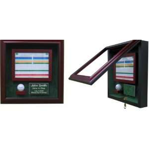  Hole In One Golf Display Case With Name Plate   Other 