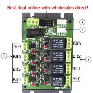 Eight Input Output I/O Relay Expansion Board Interface 