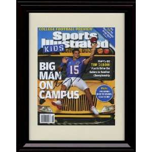  Framed Tim Tebow Sports Illustrated Kids Autograph Print 
