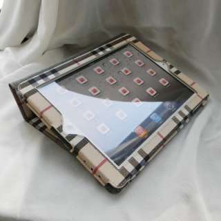   Smart Leather Case Cover w/Stand for iPad2 Wake/Sleep Function  