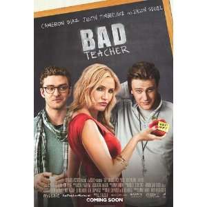 Bad Teacher Intl Movie Poster Double Sided Original 27x40