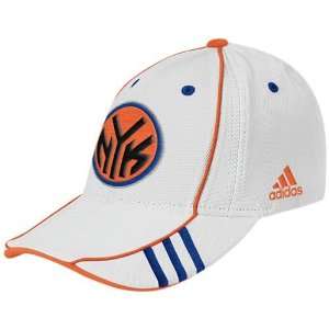   adidas New York Knicks White NBA 07 Draft Day Cap