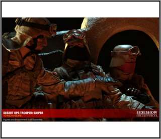   Desert Ops Trooper Sniper 12 Figure w/ LED Display Case MIB  