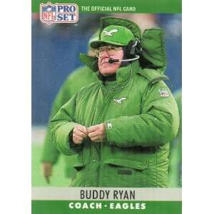   , #253, Buddy Ryan, Coach, Eagles, Official NFL Card 