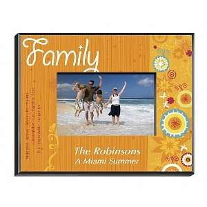  Sunshine and Flowers Family Picture Frame